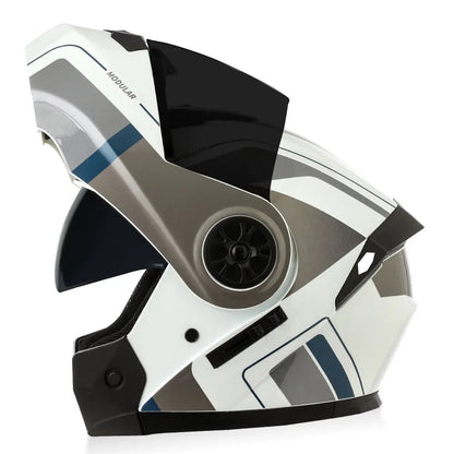 BLD Dual-Lens Flip-Up Modular Helmet