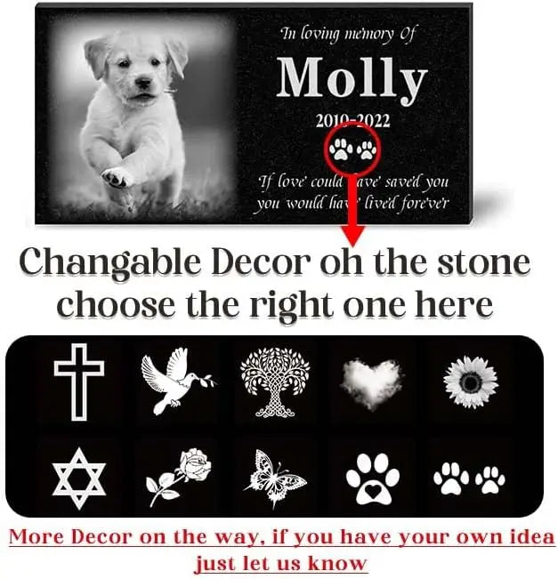 Personalized Pet Memorial Stone