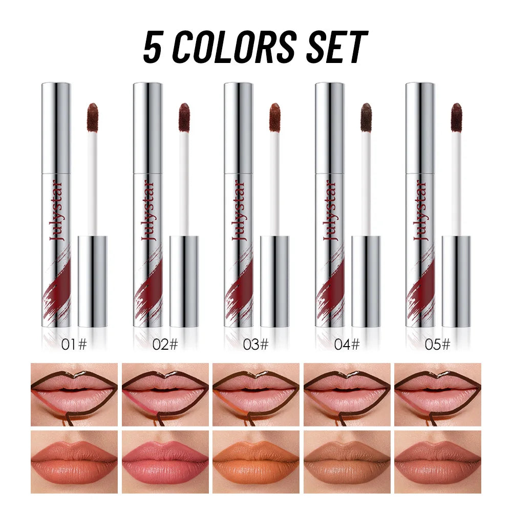 Waterproof Lip Gloss Set