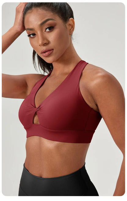 Yoga bra detachable padding quick-drying