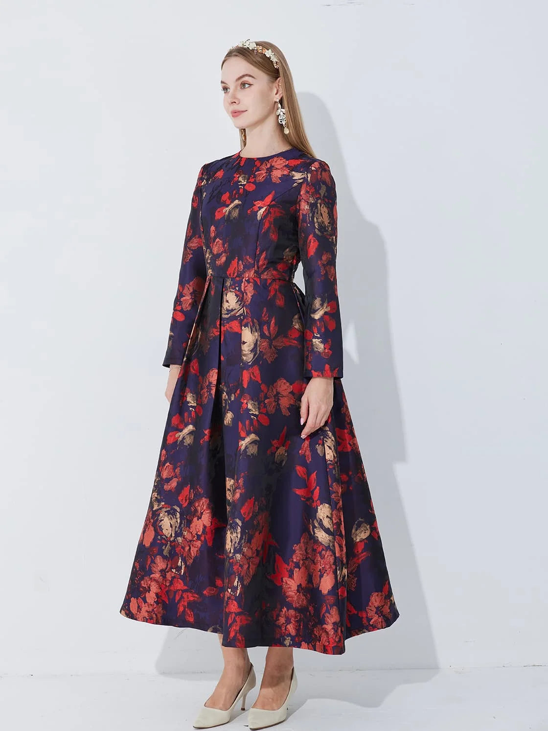 Floral Evening Gown