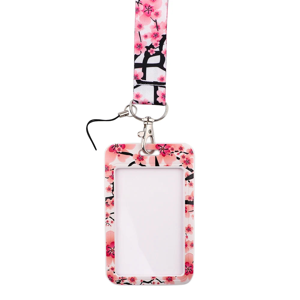 Sakura Cherry Blossoms Flower lanyard
