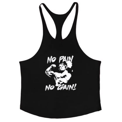 pattern printed fitness vest