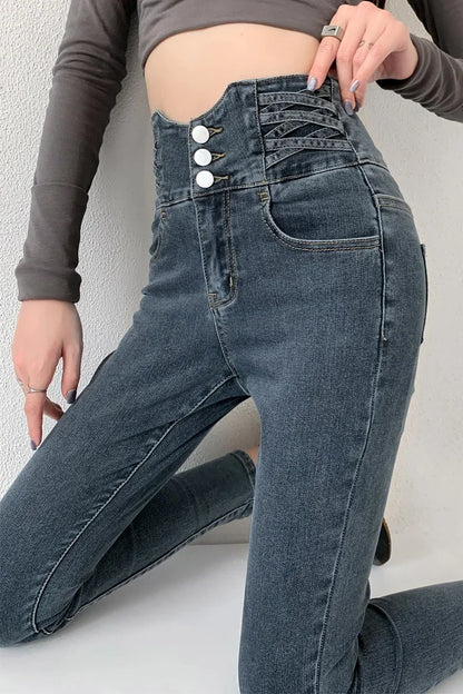Sash Pencil Jeans