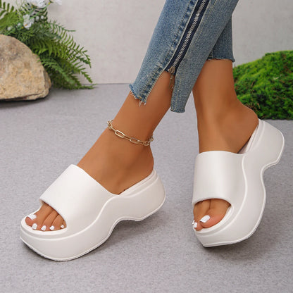 EVA Platform Wedge Slippers