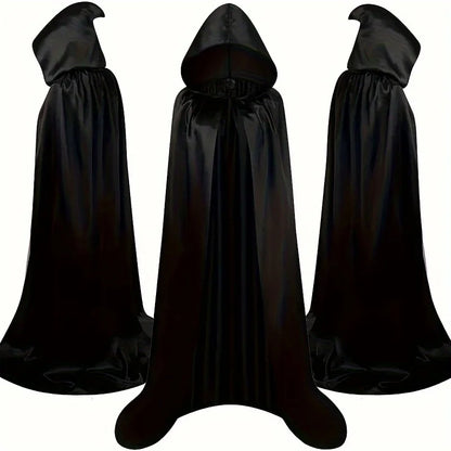 Black Grim Reaper Costume Cloak