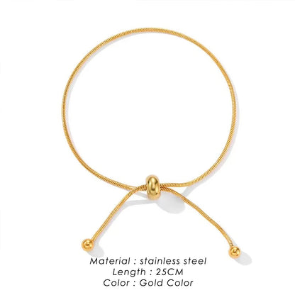 Adjustable Snake Chain Bracelet