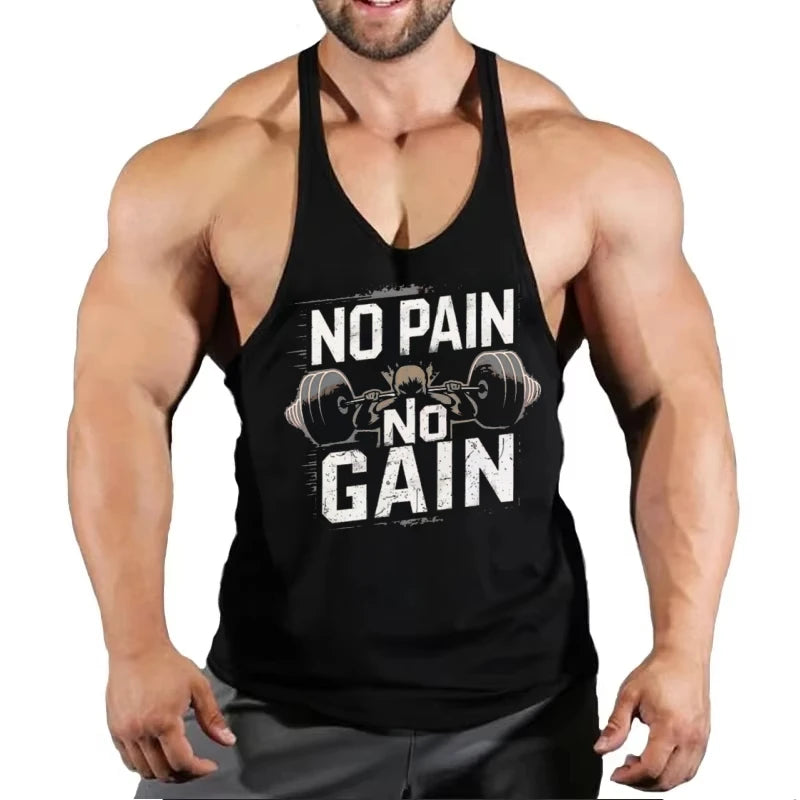 No Pain Gain Barbell Graphic