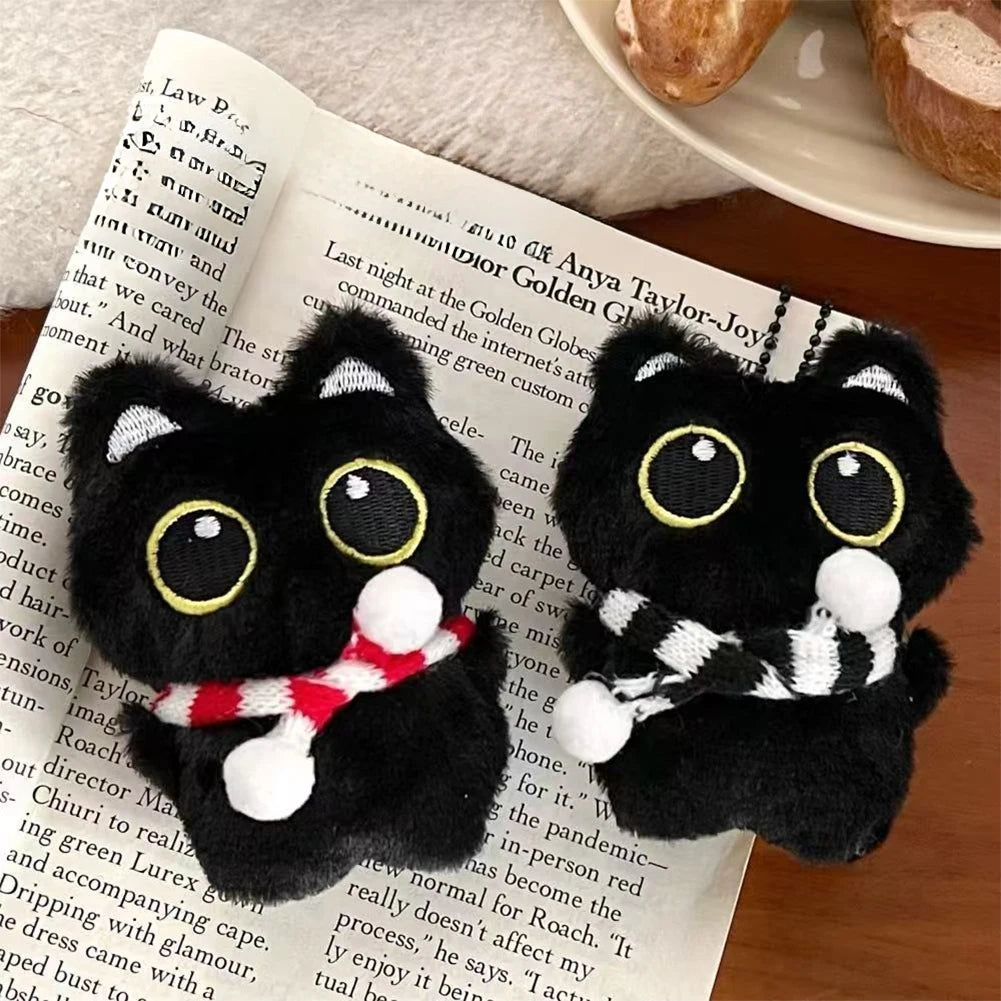 Kawaii Plush Black Cat Doll