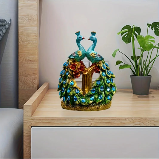 Peacock Resin Ornament