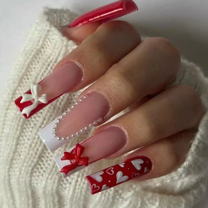 Leopard Cherry Press-On Nails