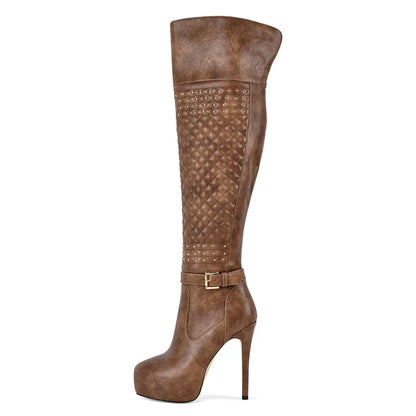 Chain Knee Boots