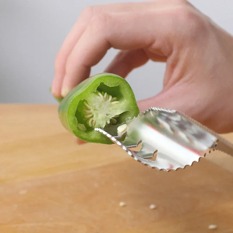 Stainless Steel Pepper Corer Knife