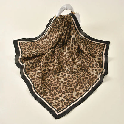 68cm Leopard Printed Square