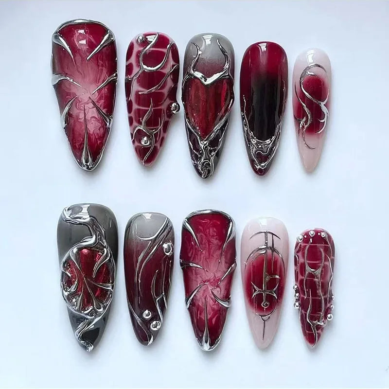 Y2K Cat Eye Press-On Nails