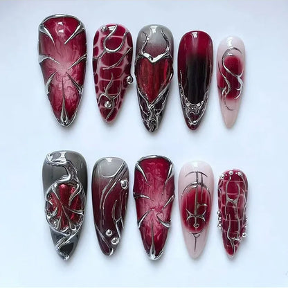 Y2K Cat Eye Press-On Nails