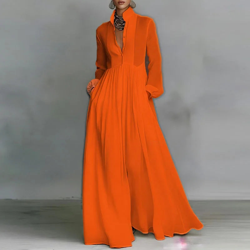 Sheer Lantern Sleeve Dress