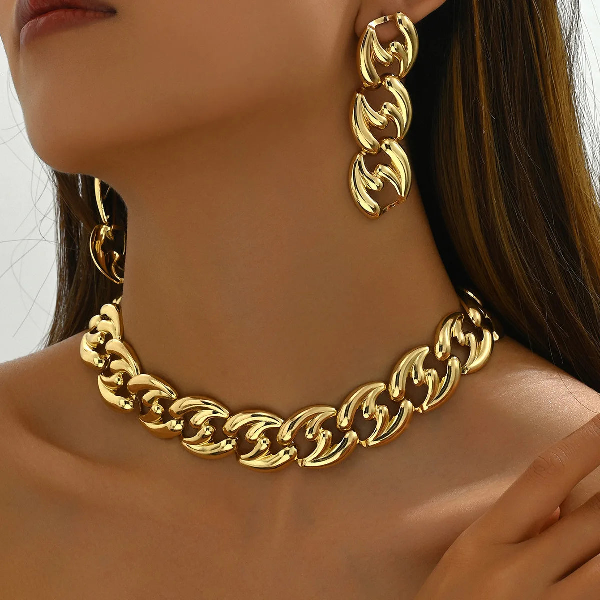 Bridal Jewelry Set Necklace Earrings Bracelet Ring
