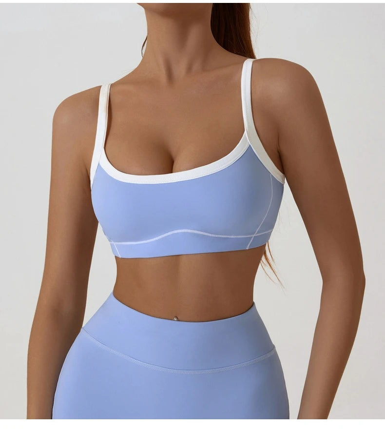 Yoga Sports Bra Color Clashing