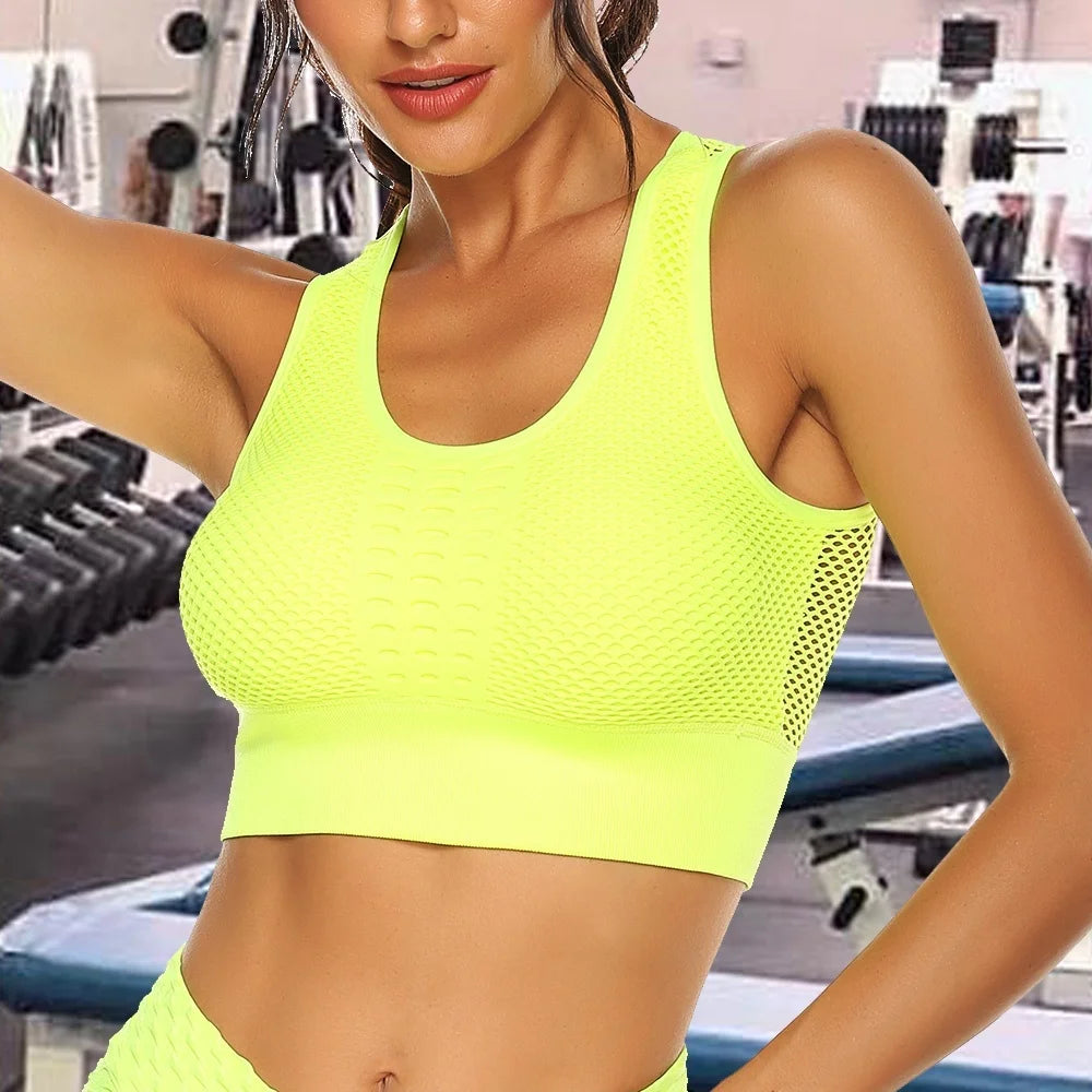 Fitness T-shirts Workout Sports Bra