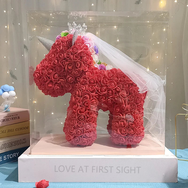 Simulated Rose Display