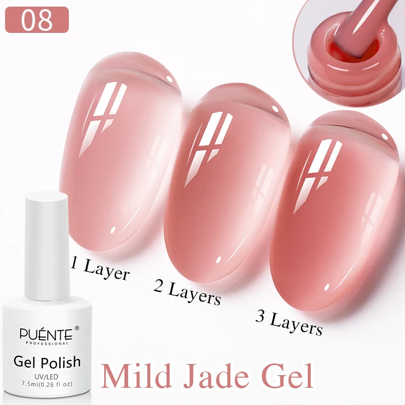 PUENTE Glitter Poly Nail Gel