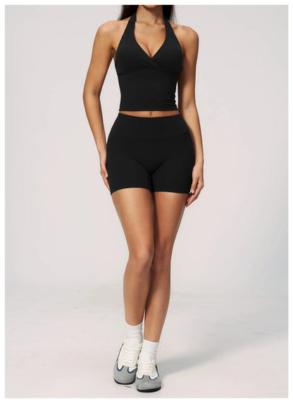 Hanging Neck Yoga Tops Sports