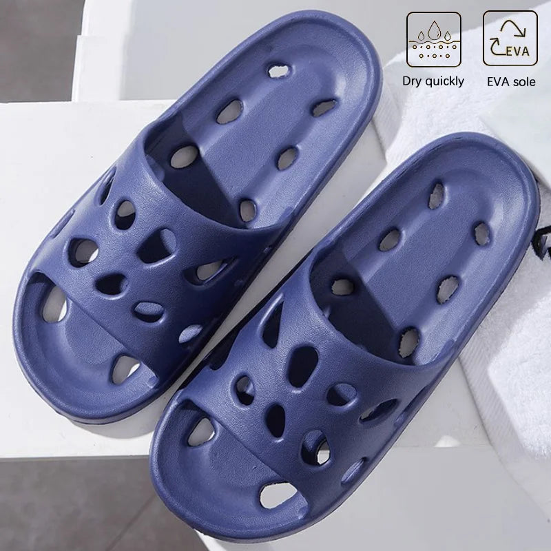 Bathroom House Cheese Flip Flops