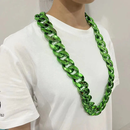 Wide Chunky Chain Necklace