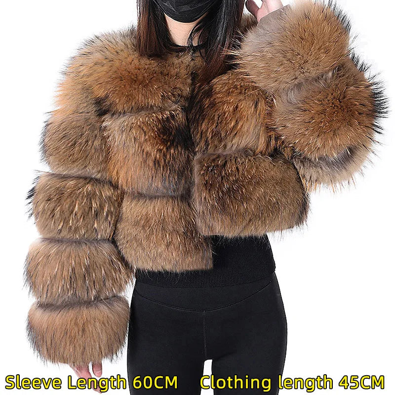 Raccoon Dog Fur Jacket