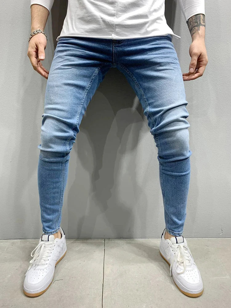 Stretch Jeans Street Casual Slim Trouser