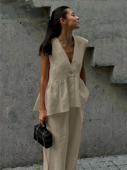 Slim Cotton Blazer