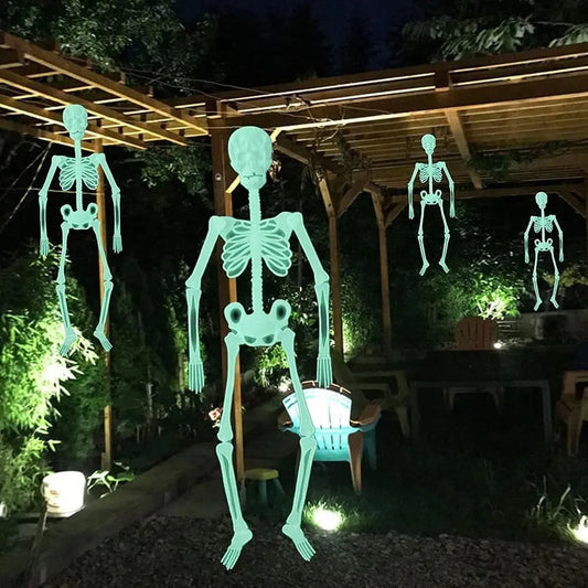 Halloween Luminous Hanging Skeleton