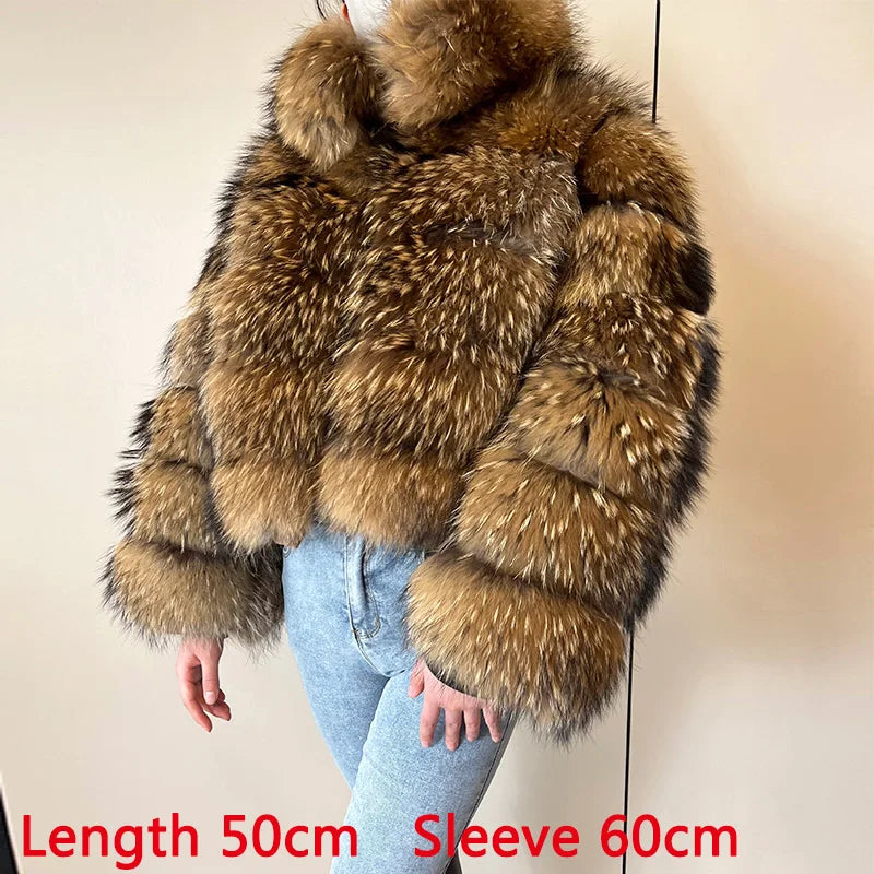 Raccoon Dog Fur Jacket