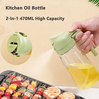 2 in 1 Oil Bottle
