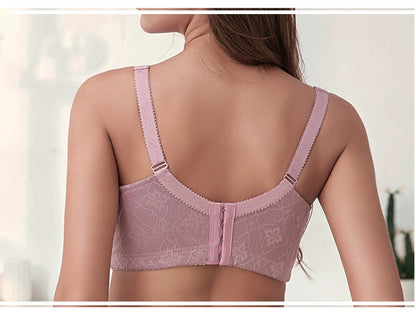 Floral Lace Push Up Bra