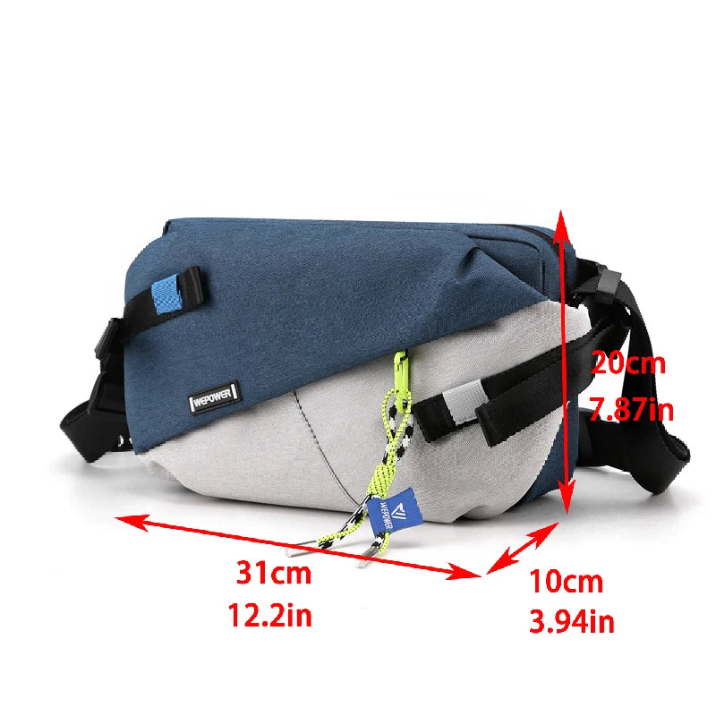 Nylon Patchwork Waist Bag