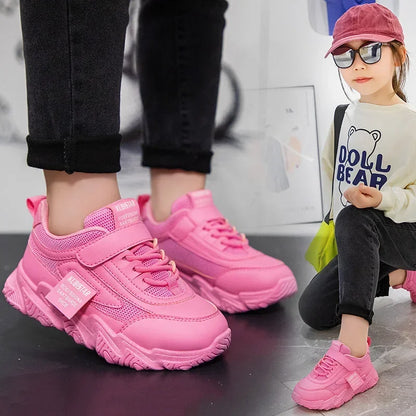 Hook-and-Loop Mesh Sneakers