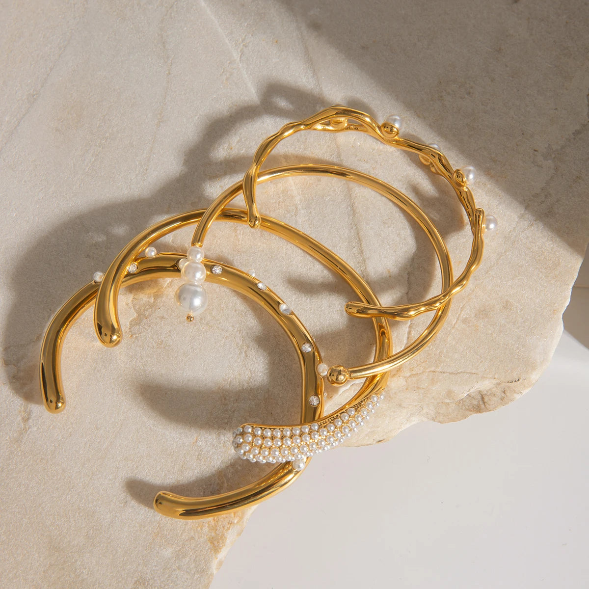 Gold Stainless Steel Cuff