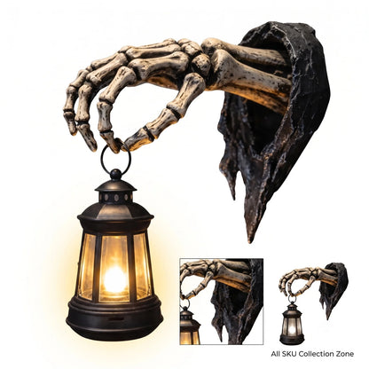 Skeleton Hand Wall Lamp