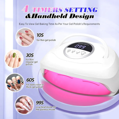 380W UV LED Nail Lamp