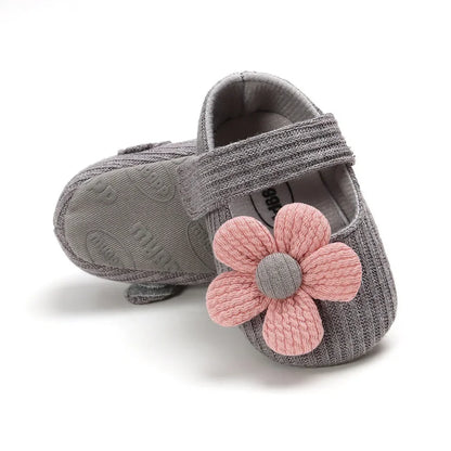 Flower Cotton First Walker Shoes