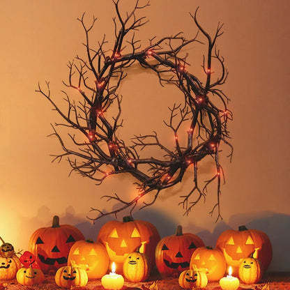 Halloween LED Glitter Branch