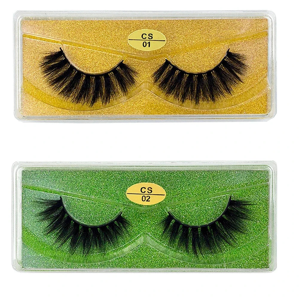 20 Pairs 3D Mink Thick Strip Eyelashes