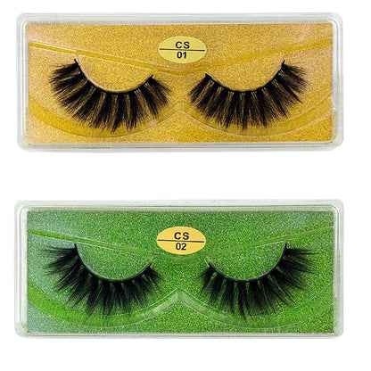 20 Pairs 3D Mink Thick Strip Eyelashes