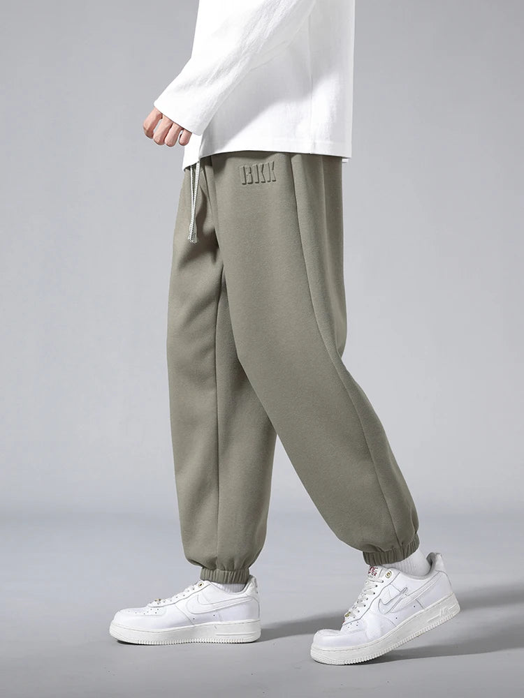 Baggy cotton joggers
