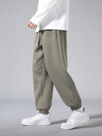 Baggy cotton joggers
