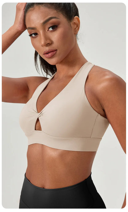 Yoga bra detachable padding quick-drying