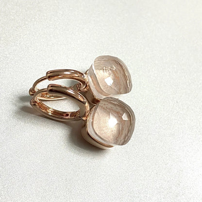 Square Crystal Earrings
