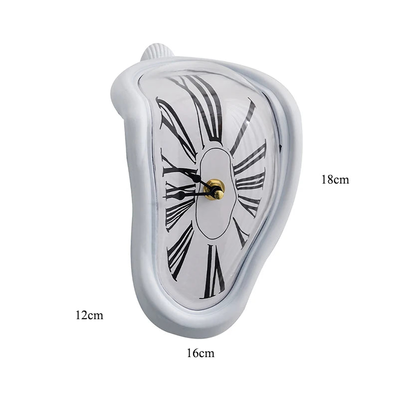 Melting Distorted Wall Clocks